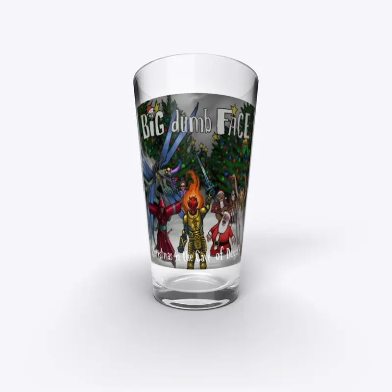 BDF Xmas Pint Glass